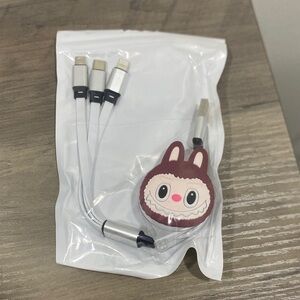 Cute Multi-Charging Cable 3ft